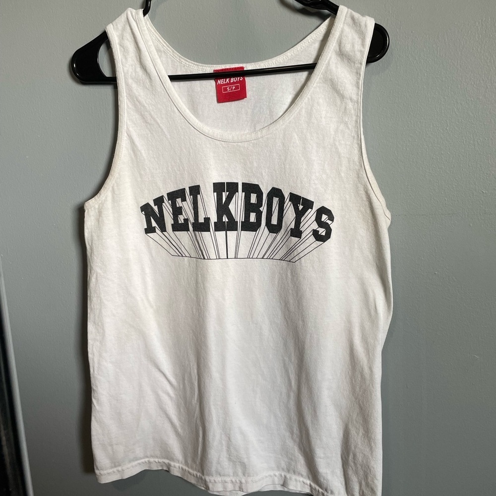 NELK BOYS White Tank - Men’s Tank Tops - Size S